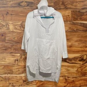 Dreamers White Hooded Men's Sweatshirt